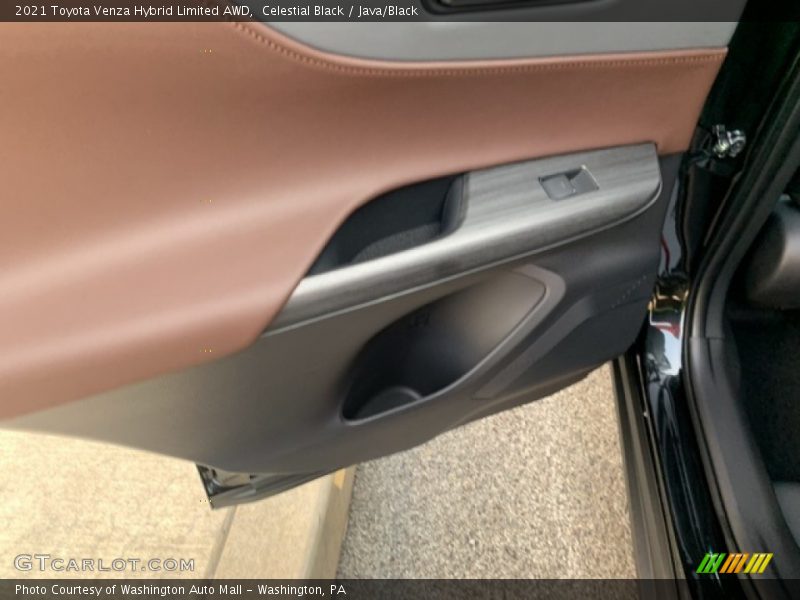Celestial Black / Java/Black 2021 Toyota Venza Hybrid Limited AWD
