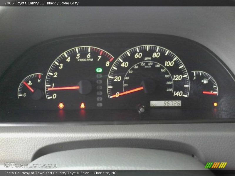 Black / Stone Gray 2006 Toyota Camry LE