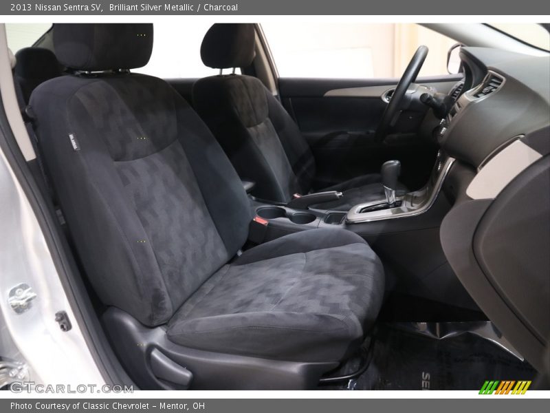 Front Seat of 2013 Sentra SV