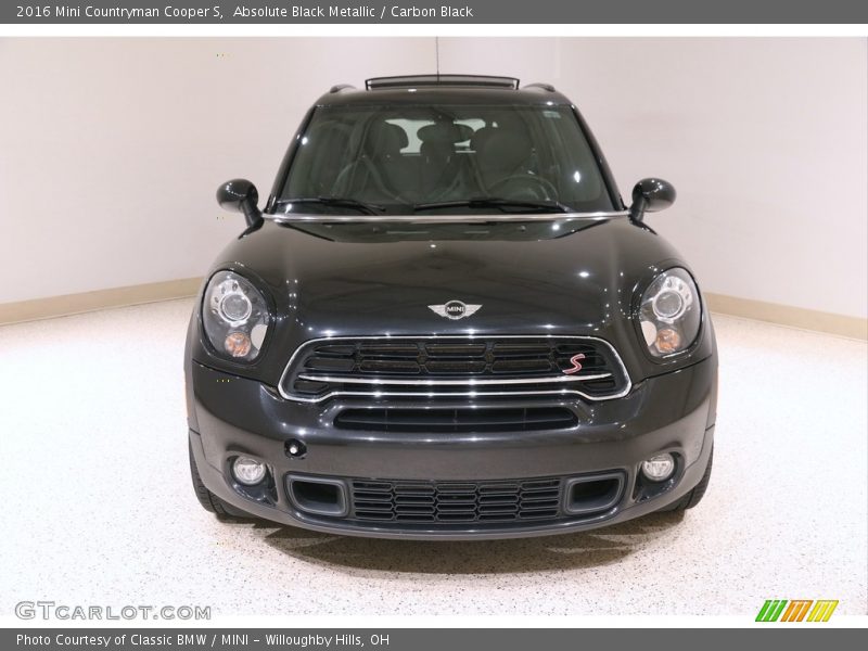 Absolute Black Metallic / Carbon Black 2016 Mini Countryman Cooper S