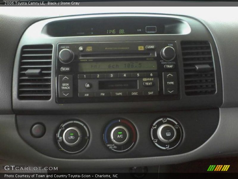 Black / Stone Gray 2006 Toyota Camry LE