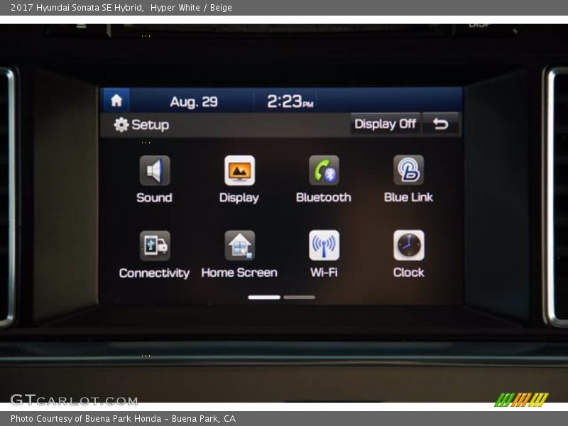 Hyper White / Beige 2017 Hyundai Sonata SE Hybrid