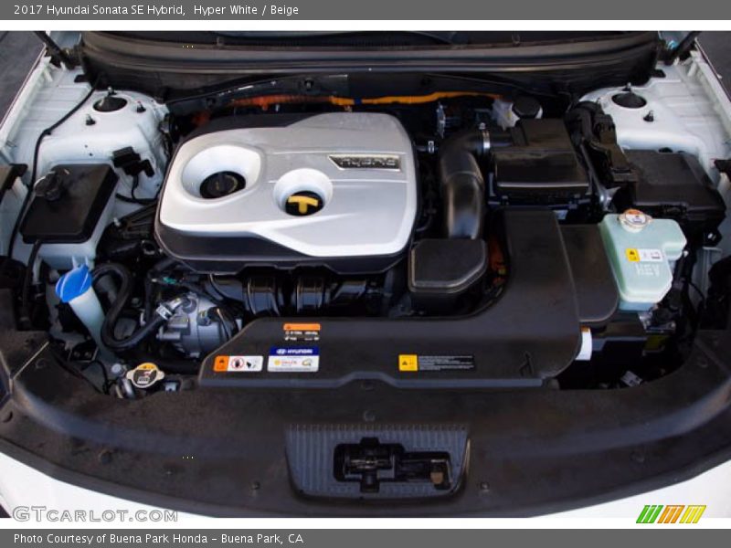  2017 Sonata SE Hybrid Engine - 2.0 Liter DOHC 16-Valve D-CVVT 4 Cylinder Gasoline/Electric Hybrid