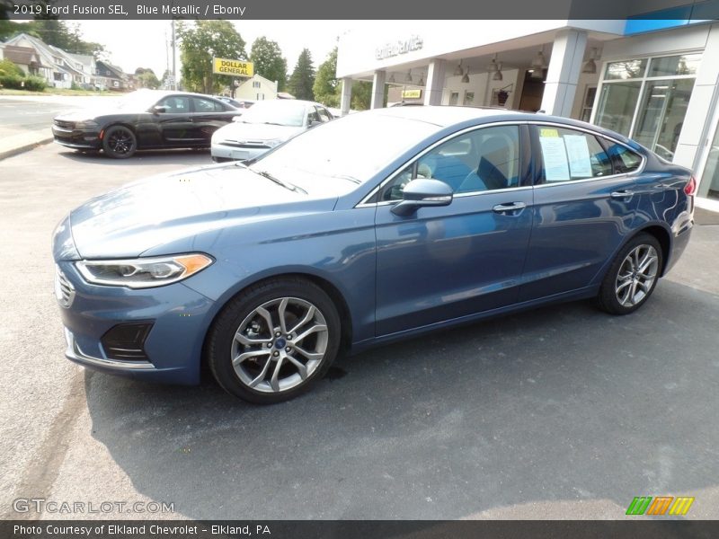 Blue Metallic / Ebony 2019 Ford Fusion SEL