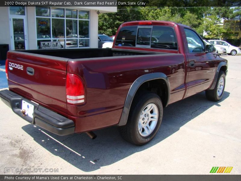 Dark Garnet Red Pearl / Dark Slate Gray 2002 Dodge Dakota SXT Regular Cab