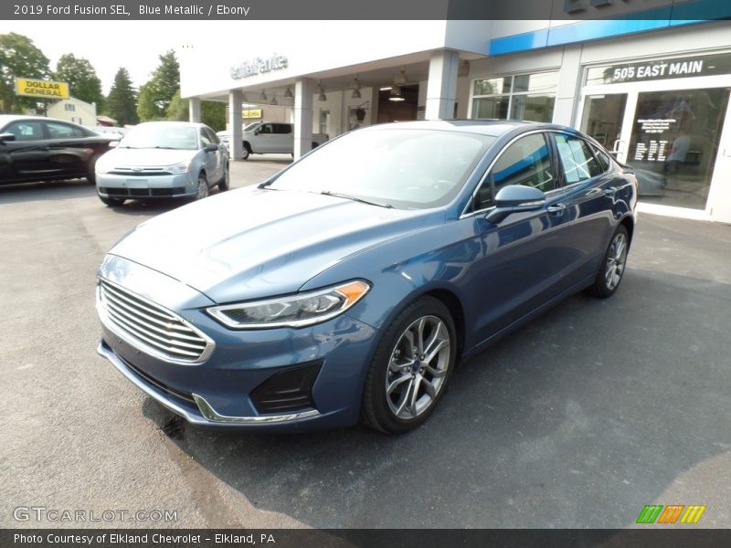 Blue Metallic / Ebony 2019 Ford Fusion SEL