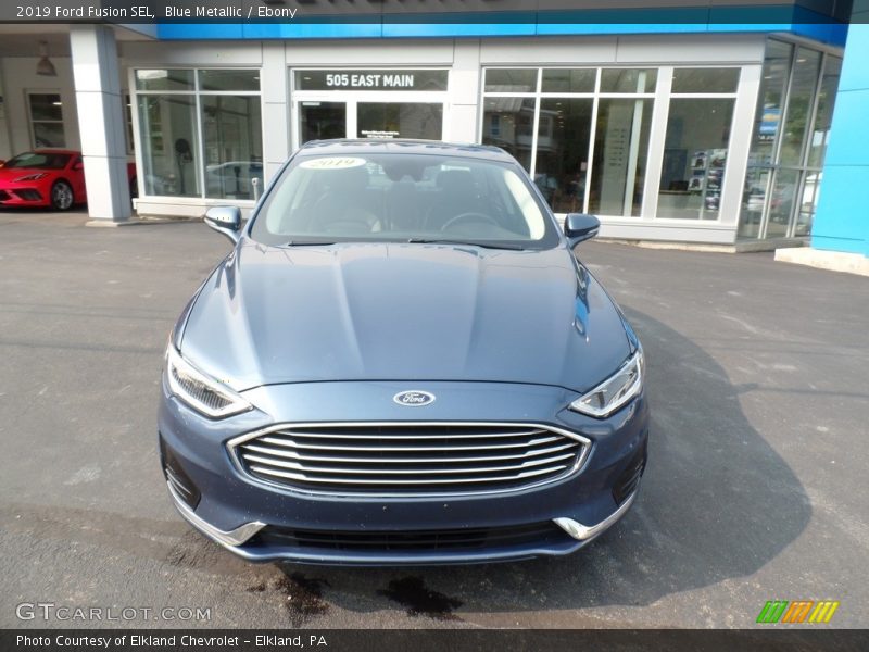 Blue Metallic / Ebony 2019 Ford Fusion SEL
