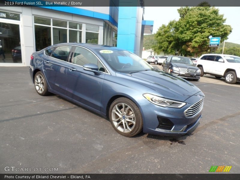 Blue Metallic / Ebony 2019 Ford Fusion SEL
