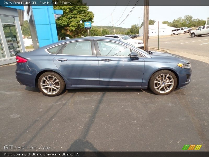 Blue Metallic / Ebony 2019 Ford Fusion SEL
