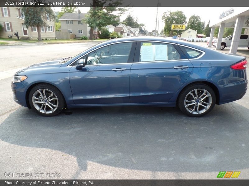 Blue Metallic / Ebony 2019 Ford Fusion SEL