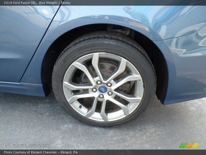 Blue Metallic / Ebony 2019 Ford Fusion SEL