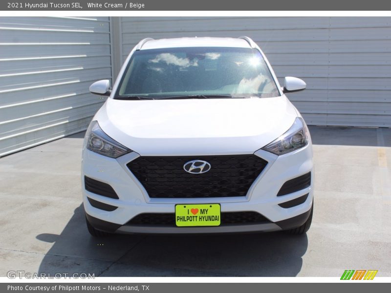 White Cream / Beige 2021 Hyundai Tucson SEL