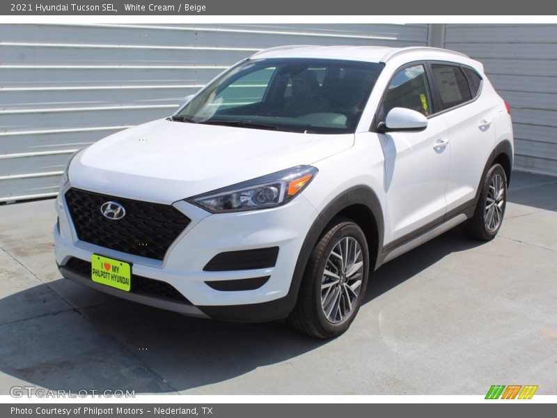 White Cream / Beige 2021 Hyundai Tucson SEL
