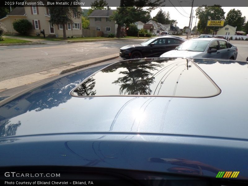 Blue Metallic / Ebony 2019 Ford Fusion SEL