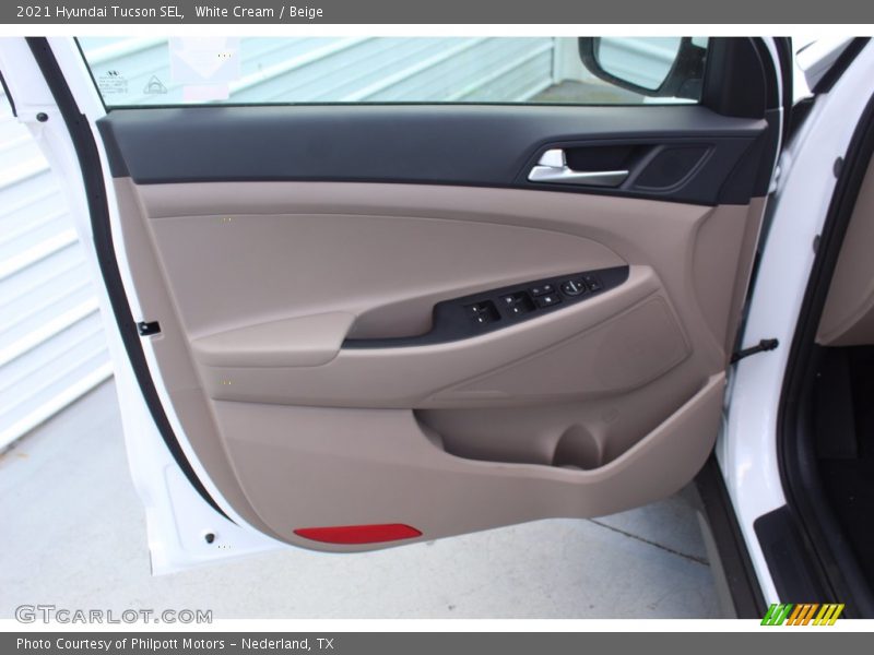 White Cream / Beige 2021 Hyundai Tucson SEL