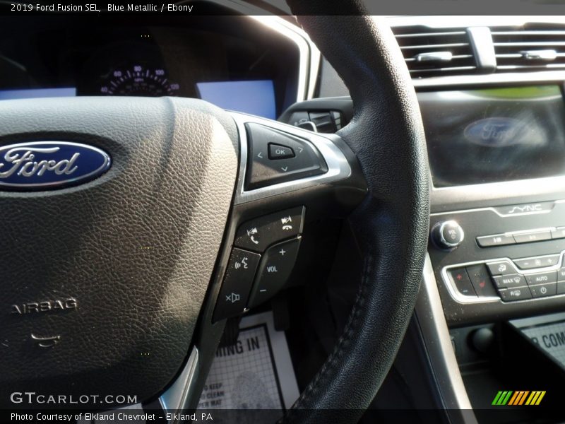 Blue Metallic / Ebony 2019 Ford Fusion SEL