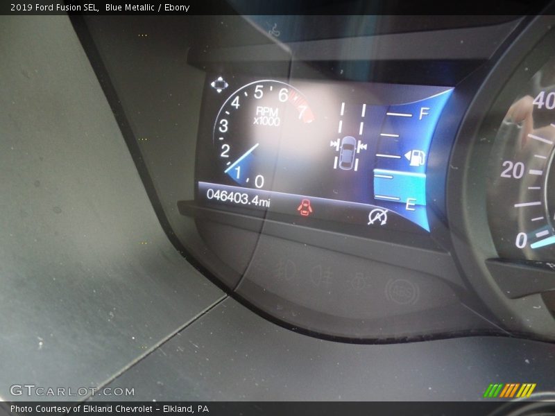 Blue Metallic / Ebony 2019 Ford Fusion SEL