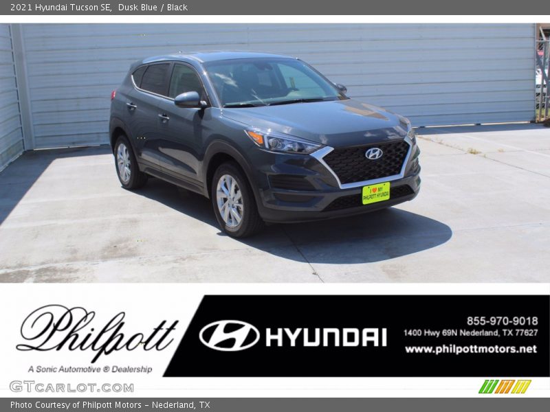 Dusk Blue / Black 2021 Hyundai Tucson SE