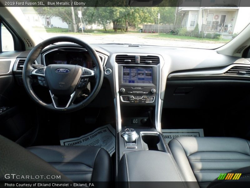 Blue Metallic / Ebony 2019 Ford Fusion SEL