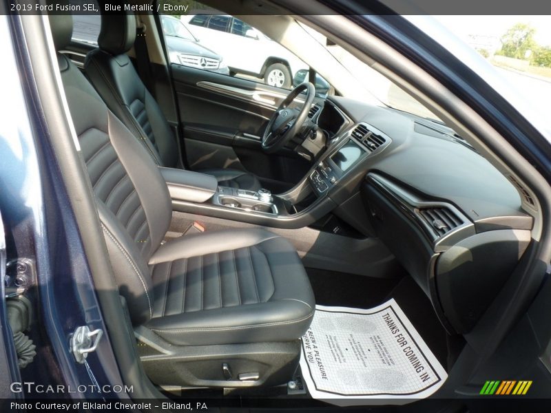 Blue Metallic / Ebony 2019 Ford Fusion SEL