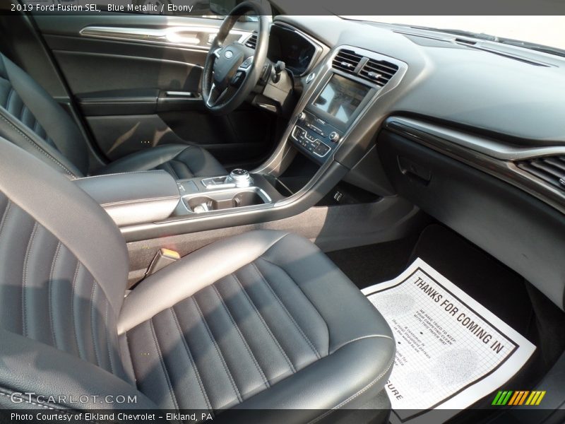 Blue Metallic / Ebony 2019 Ford Fusion SEL