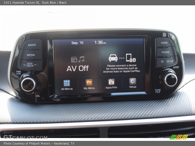 Dusk Blue / Black 2021 Hyundai Tucson SE