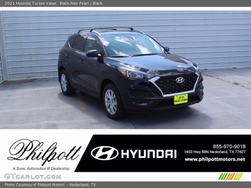 Black Noir Pearl / Black 2021 Hyundai Tucson Value