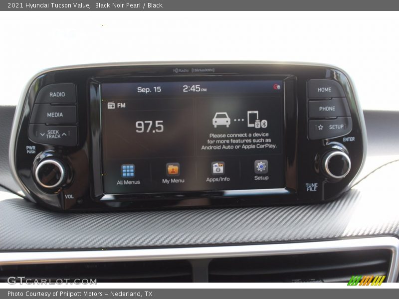 Black Noir Pearl / Black 2021 Hyundai Tucson Value