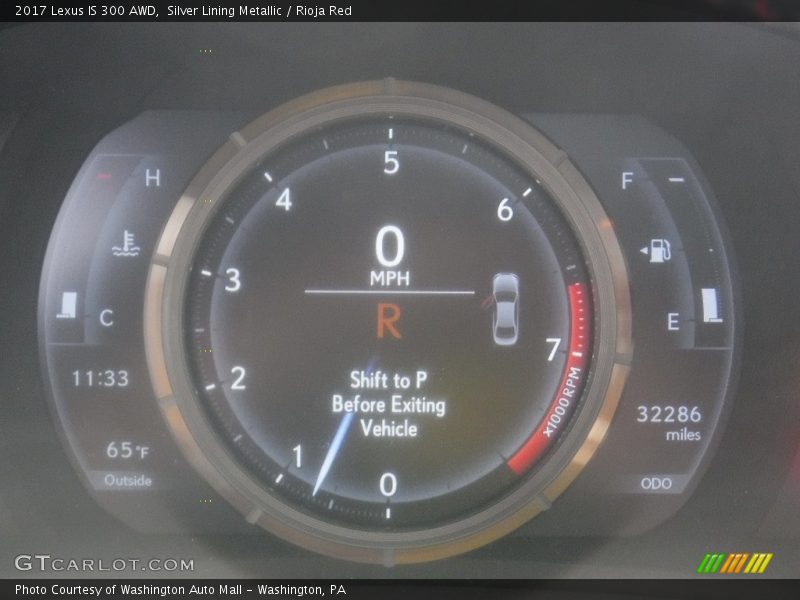 Silver Lining Metallic / Rioja Red 2017 Lexus IS 300 AWD