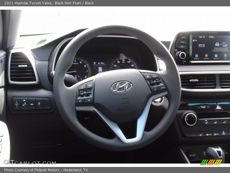 Black Noir Pearl / Black 2021 Hyundai Tucson Value