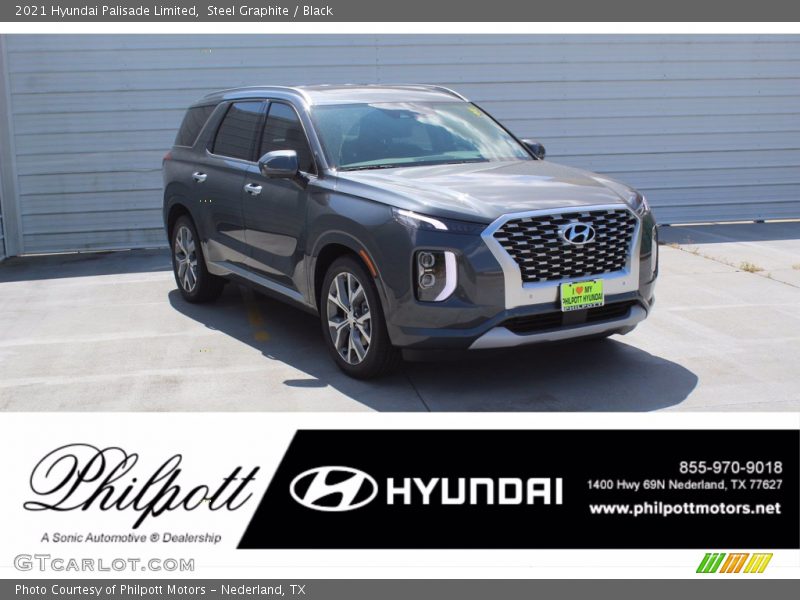 Steel Graphite / Black 2021 Hyundai Palisade Limited