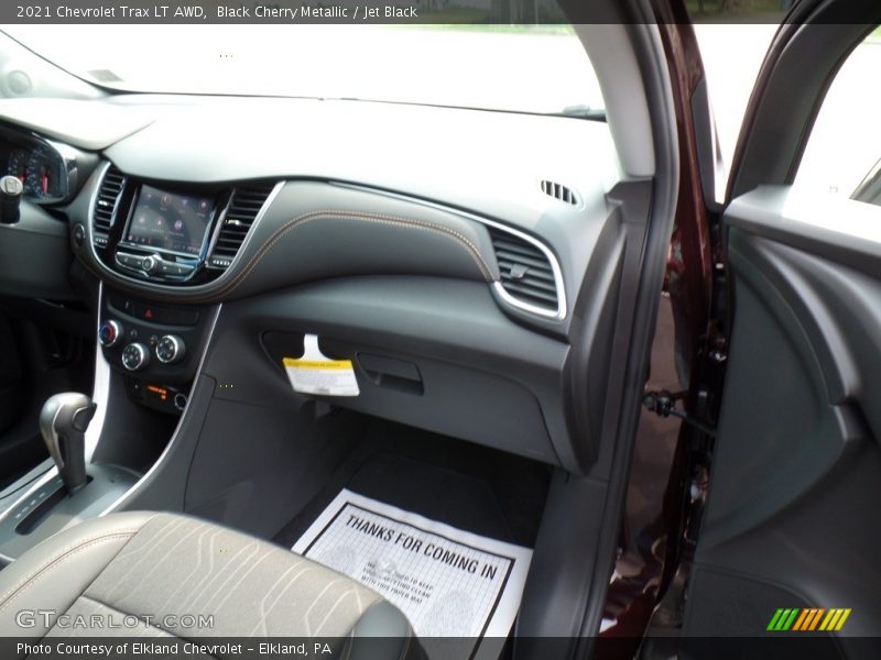 Black Cherry Metallic / Jet Black 2021 Chevrolet Trax LT AWD