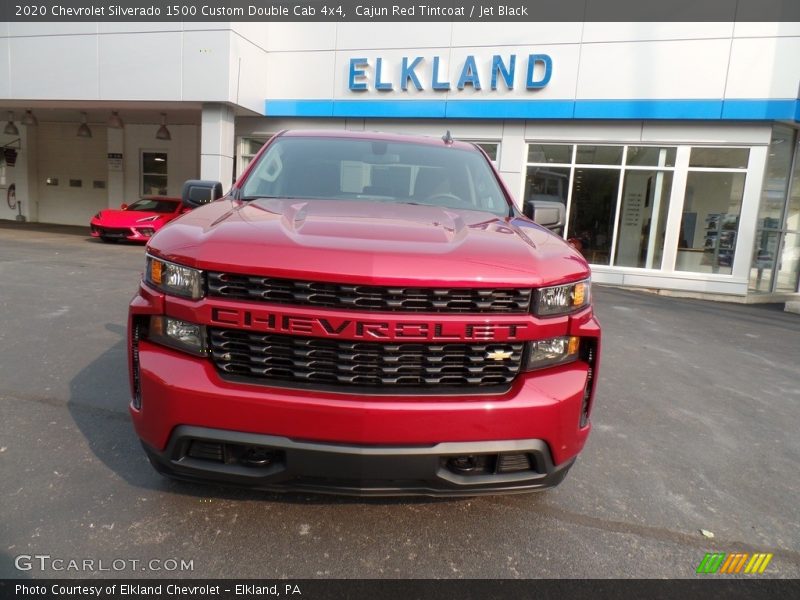 Cajun Red Tintcoat / Jet Black 2020 Chevrolet Silverado 1500 Custom Double Cab 4x4