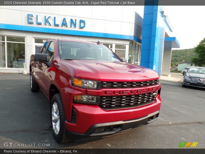 Cajun Red Tintcoat / Jet Black 2020 Chevrolet Silverado 1500 Custom Double Cab 4x4