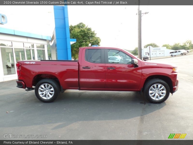 Cajun Red Tintcoat / Jet Black 2020 Chevrolet Silverado 1500 Custom Double Cab 4x4