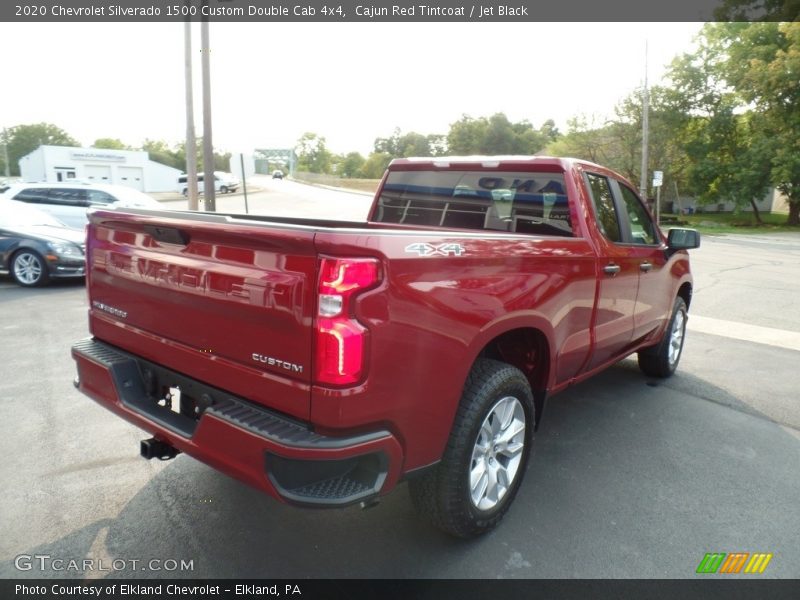 Cajun Red Tintcoat / Jet Black 2020 Chevrolet Silverado 1500 Custom Double Cab 4x4