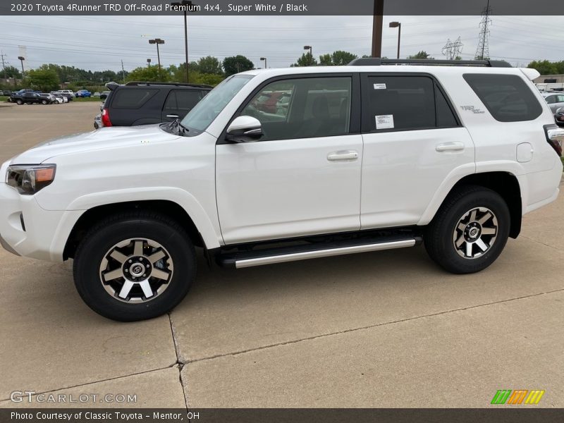 Super White / Black 2020 Toyota 4Runner TRD Off-Road Premium 4x4