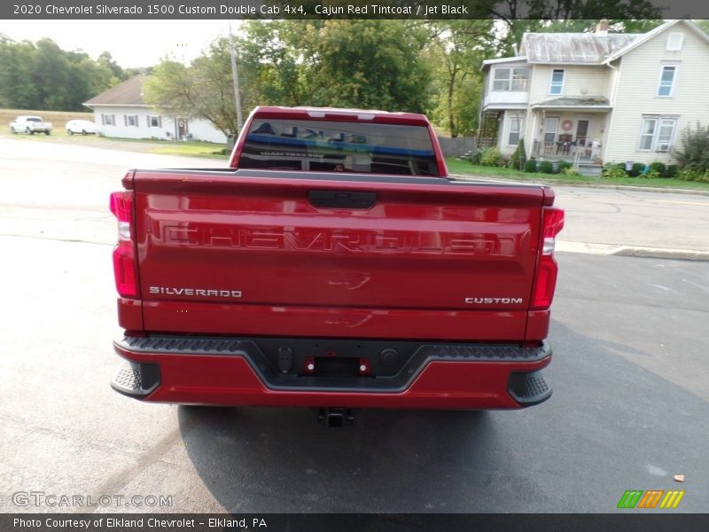 Cajun Red Tintcoat / Jet Black 2020 Chevrolet Silverado 1500 Custom Double Cab 4x4