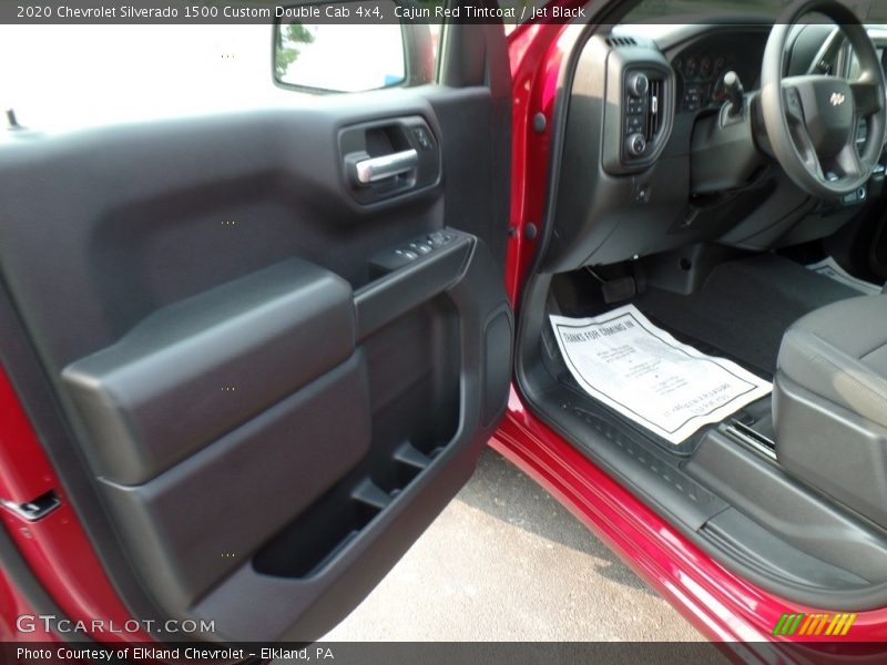 Cajun Red Tintcoat / Jet Black 2020 Chevrolet Silverado 1500 Custom Double Cab 4x4