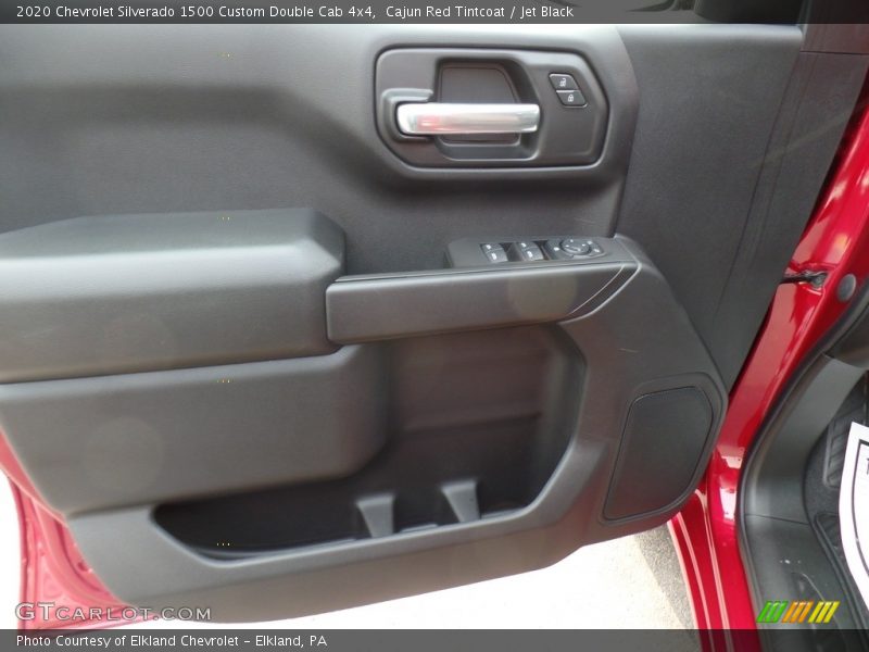 Cajun Red Tintcoat / Jet Black 2020 Chevrolet Silverado 1500 Custom Double Cab 4x4