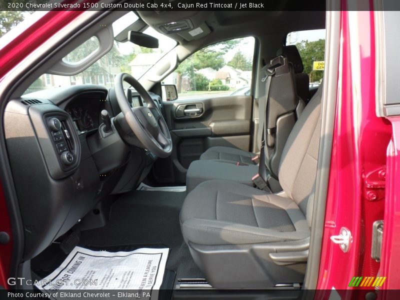 Cajun Red Tintcoat / Jet Black 2020 Chevrolet Silverado 1500 Custom Double Cab 4x4