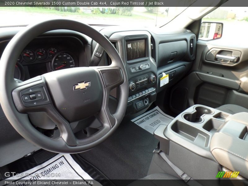Cajun Red Tintcoat / Jet Black 2020 Chevrolet Silverado 1500 Custom Double Cab 4x4