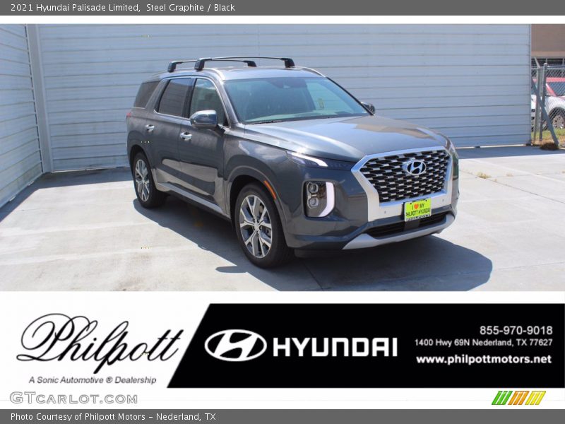 Steel Graphite / Black 2021 Hyundai Palisade Limited