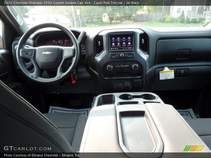 Cajun Red Tintcoat / Jet Black 2020 Chevrolet Silverado 1500 Custom Double Cab 4x4