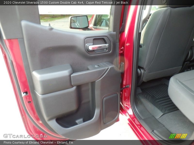 Cajun Red Tintcoat / Jet Black 2020 Chevrolet Silverado 1500 Custom Double Cab 4x4
