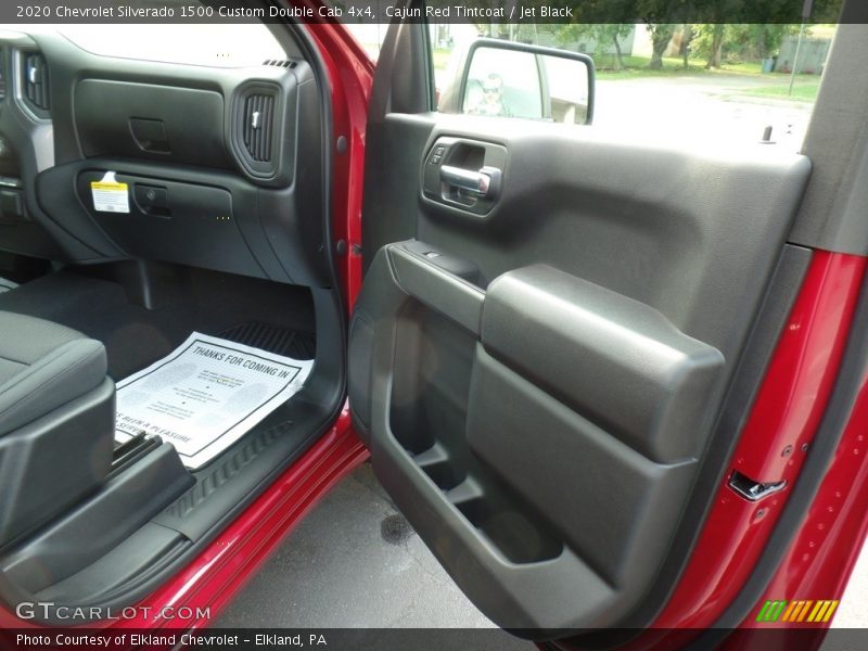Cajun Red Tintcoat / Jet Black 2020 Chevrolet Silverado 1500 Custom Double Cab 4x4