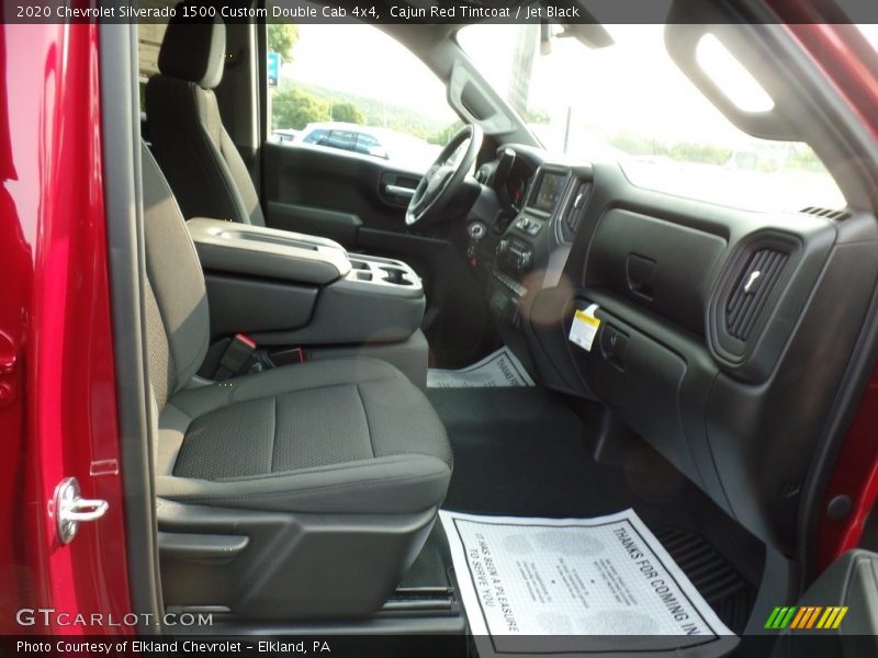 Cajun Red Tintcoat / Jet Black 2020 Chevrolet Silverado 1500 Custom Double Cab 4x4