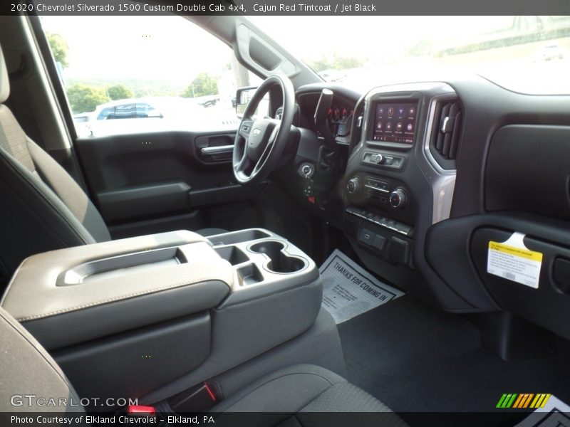 Cajun Red Tintcoat / Jet Black 2020 Chevrolet Silverado 1500 Custom Double Cab 4x4