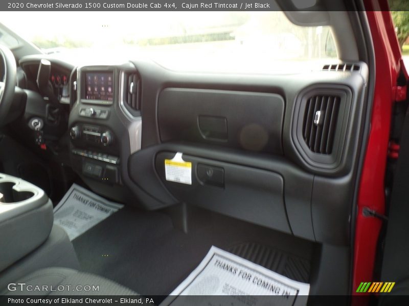 Cajun Red Tintcoat / Jet Black 2020 Chevrolet Silverado 1500 Custom Double Cab 4x4