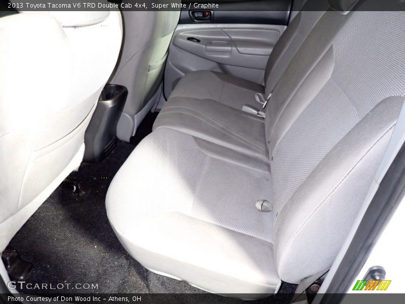 Super White / Graphite 2013 Toyota Tacoma V6 TRD Double Cab 4x4